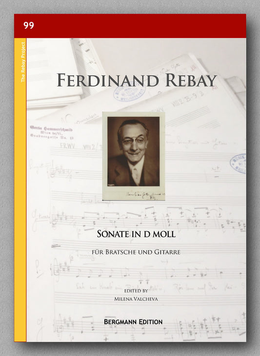 Rebay [099], Sonate in d moll, preview of the cover
