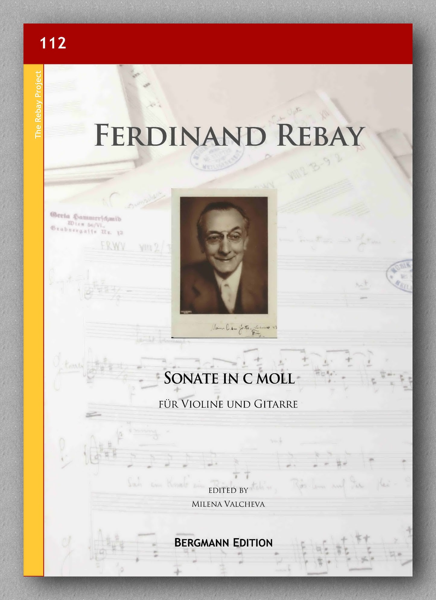 Rebay [112], Sonate in c moll - Preview of the cover