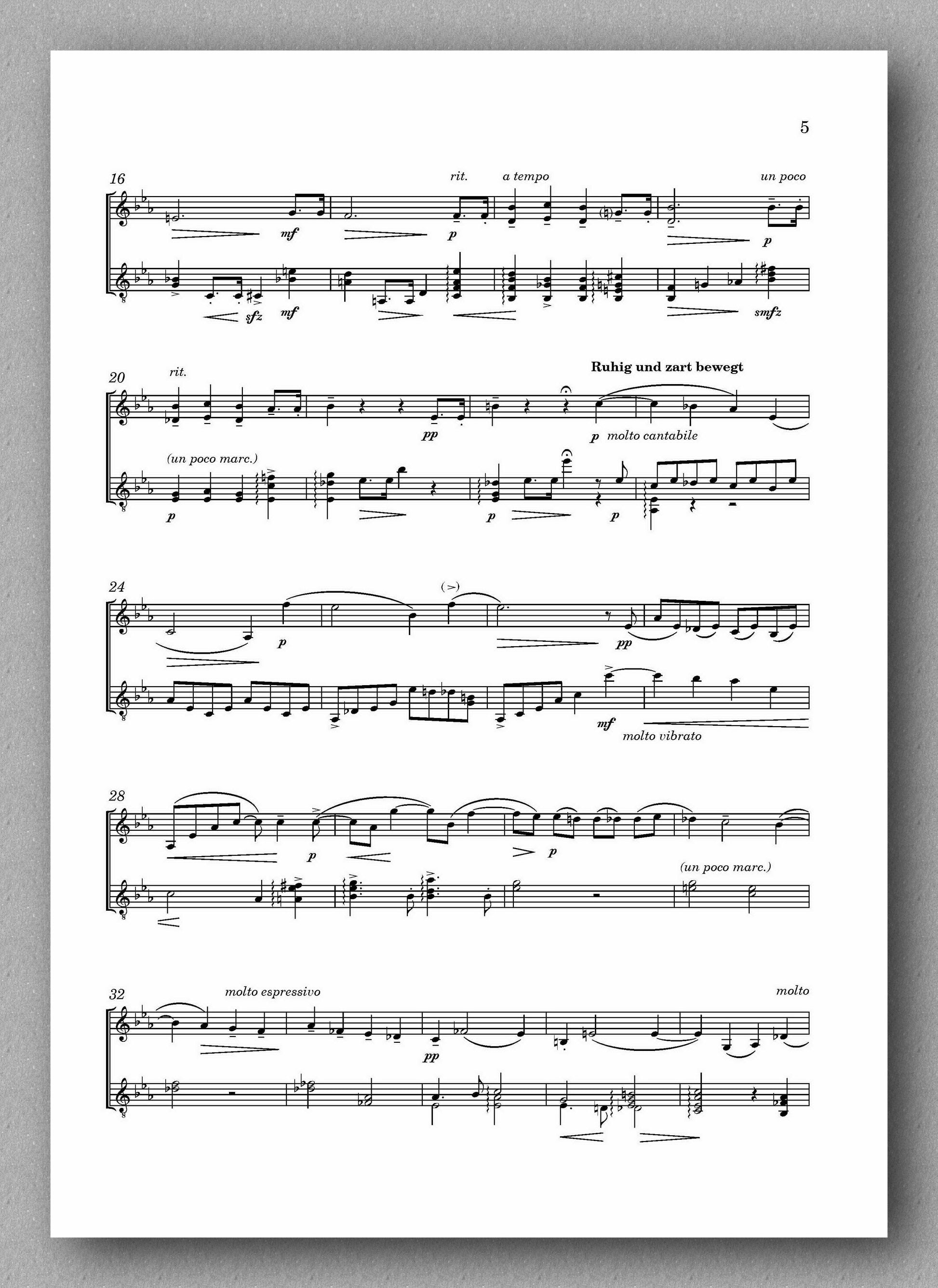 Rebay [112], Sonate in c moll - Preview of the score 2