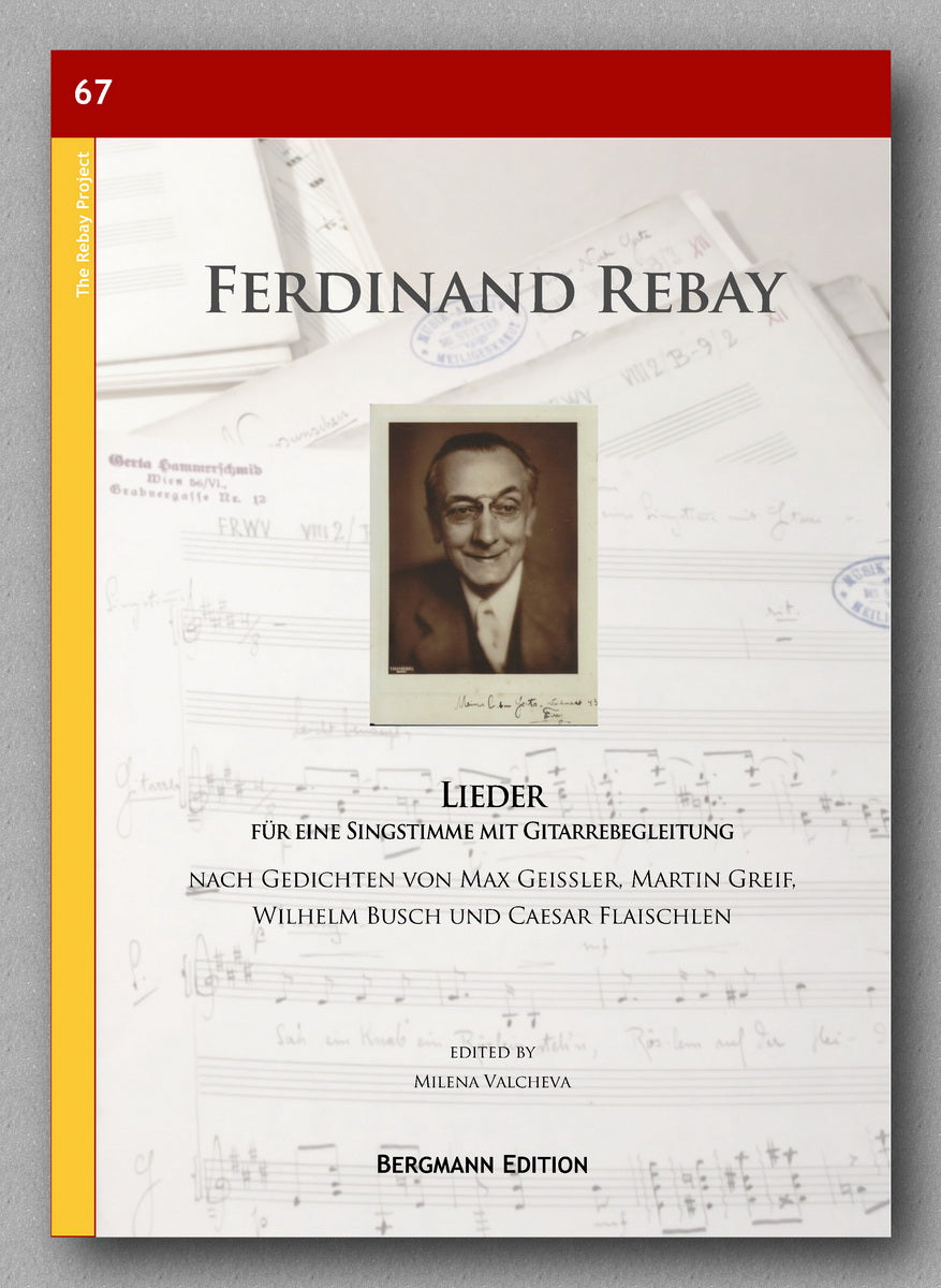 Rebay [067], Lieder nach Gedichten von Max Geißler, Martin Greif, Wilhelm Busch und Caesar Flaischlen - preview of the cover