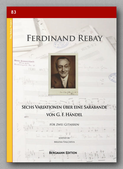 Rebay [083], Sechs Variationen über eine Sarabande von G. F. Händel - preview of the cover