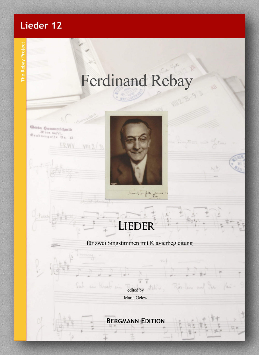 Ferdinand Rebay, Lieder für zwei Singstimmen mit Klavierbegleitung - preview of the cover