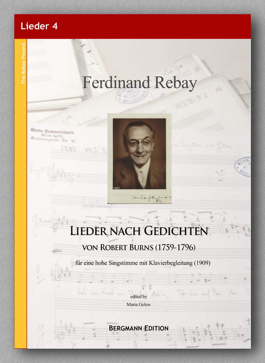 Ferdinand Rebay, Lieder nach Gedichten von Robert Burns (1759-1796) - preview of the cover