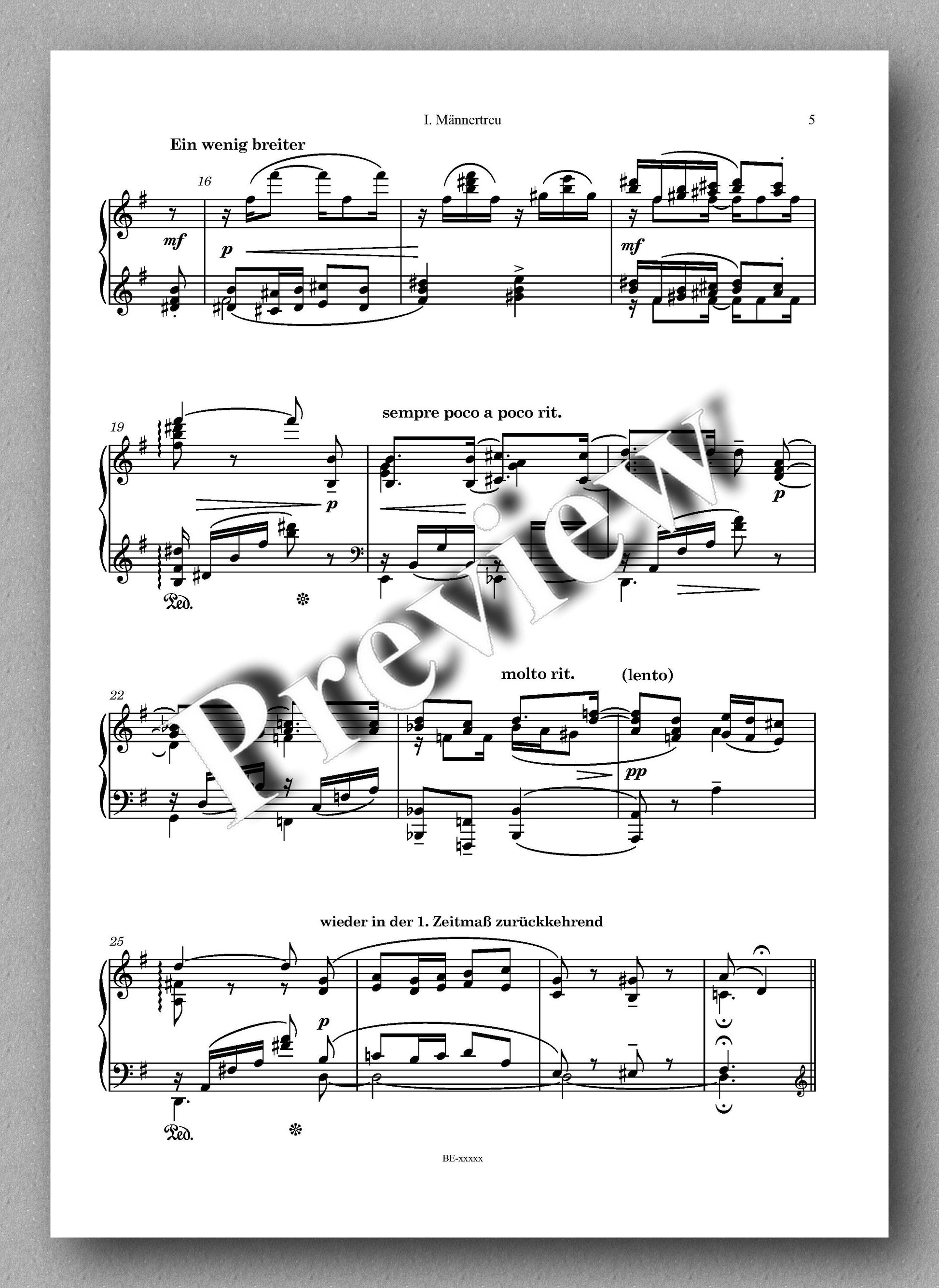 Rebay, Klavier No. 15, Zwei Lieder ohne Worte - music score 2