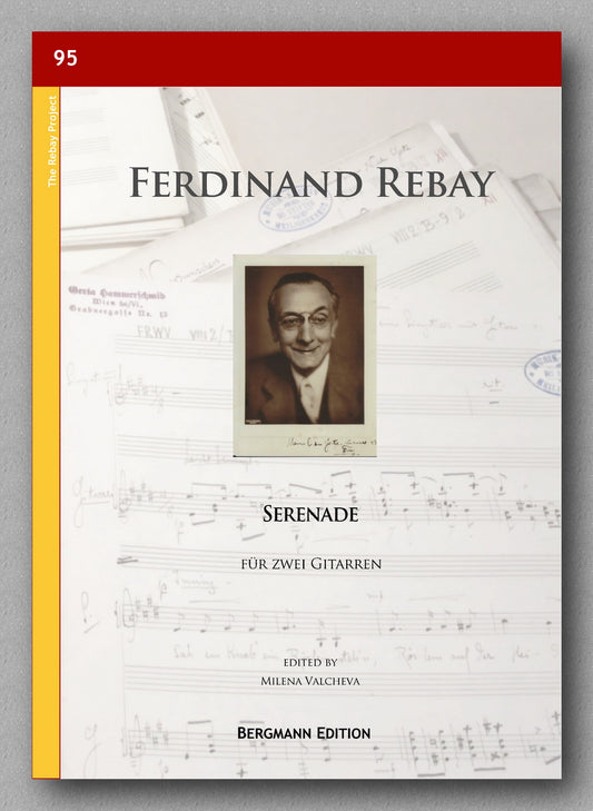 Serenade for guitar duet composed by Ferdinand Rebay - preview of the cover