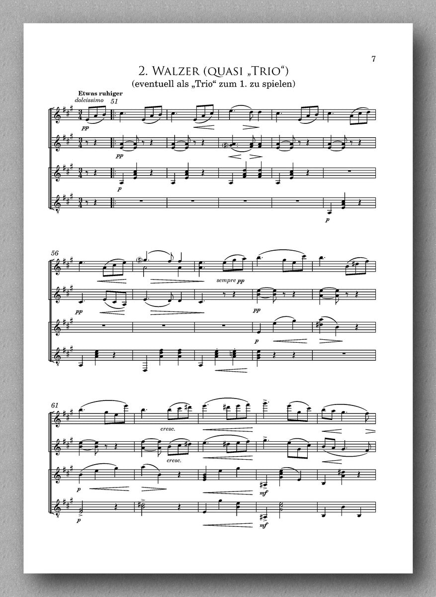 Rebay [127], Zwei Walzer aus op. 110 von Robert Fuchs - preview of the score 2