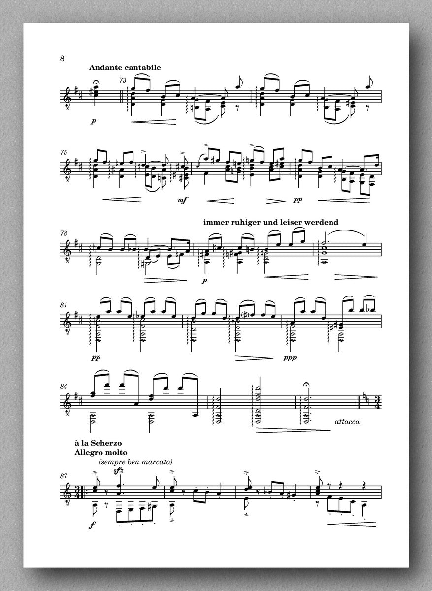 Rebay [135], Sonate in einem Satz - Preview of the Score 2