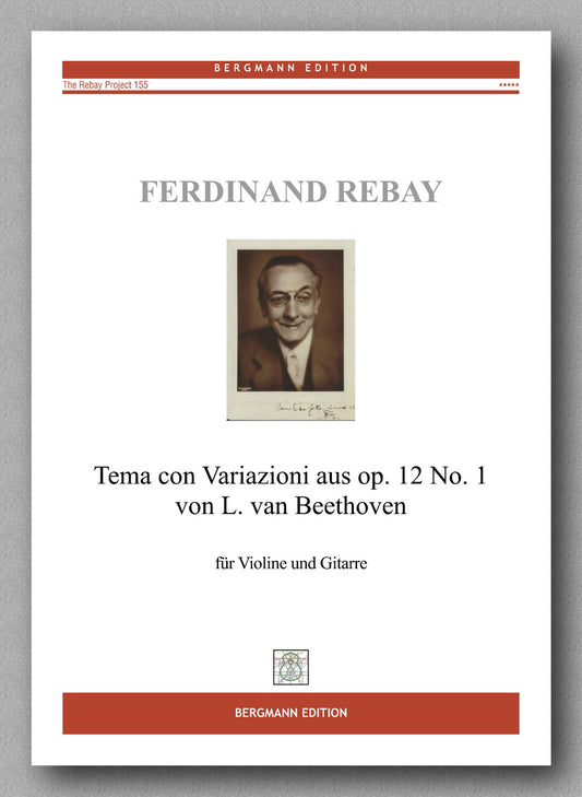 Rebay [155], Tema con Variazioni aus op. 12 No. 1 von L. van Beethoven - cover