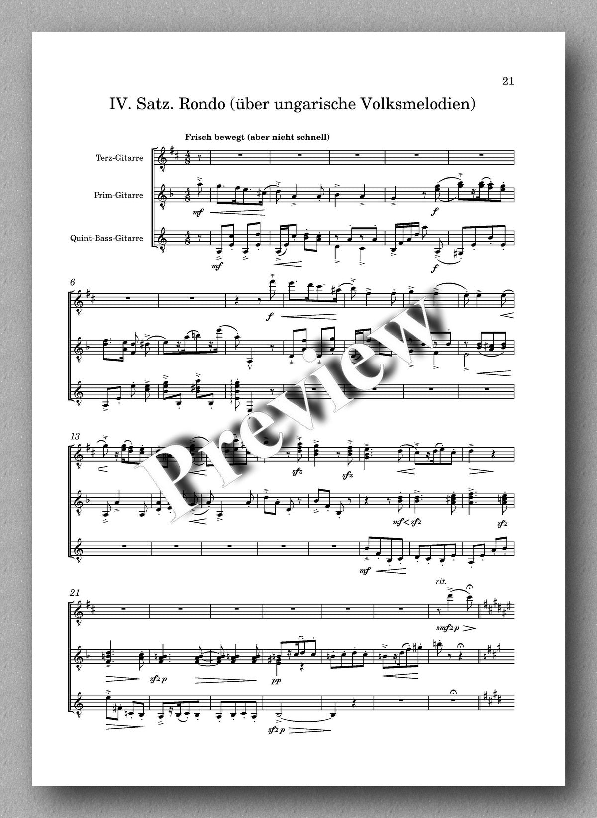 Rebay [167], Trio - music score 4