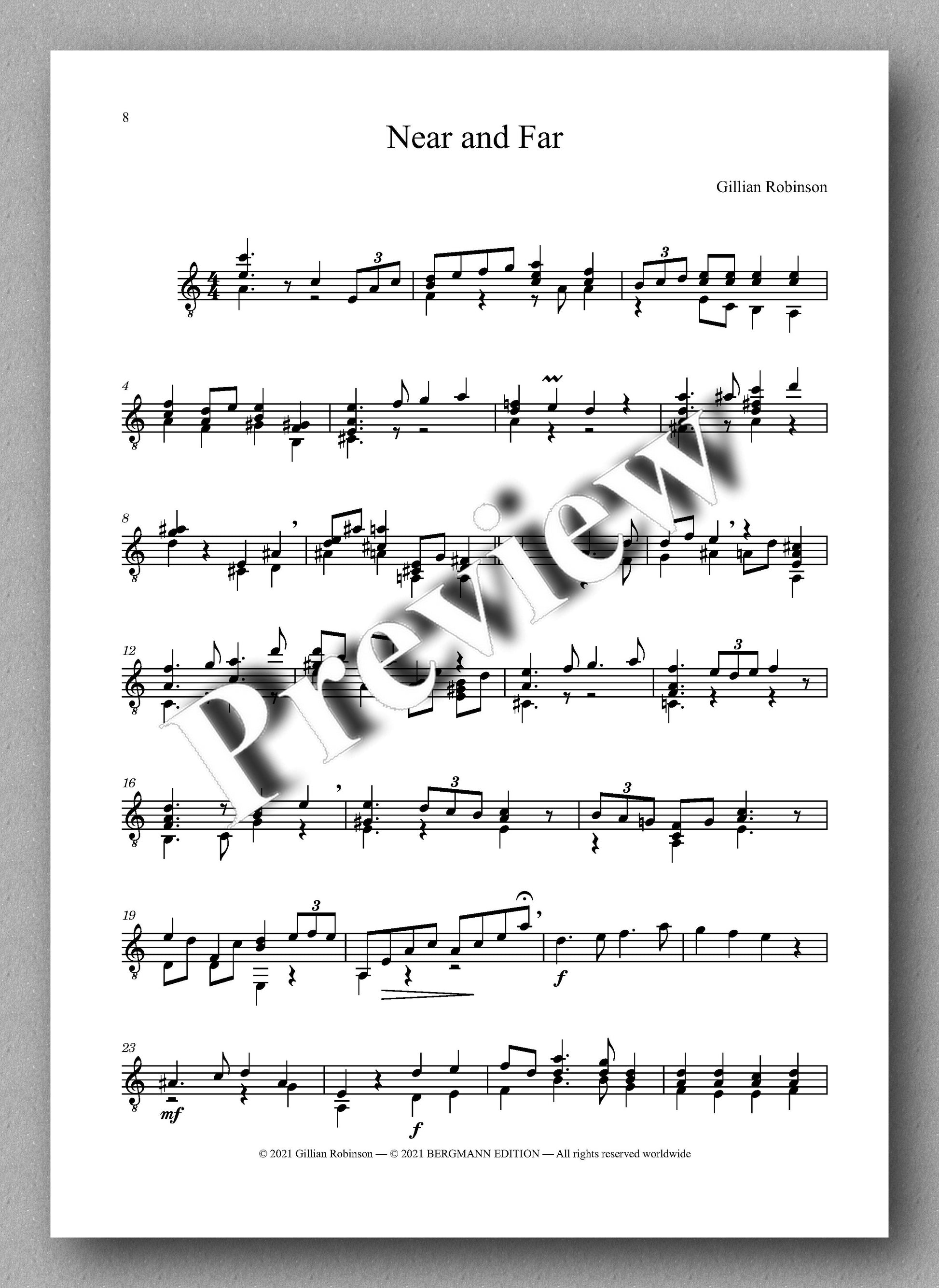 Robinson, Song for Daisy and Other Pieces - music score 3