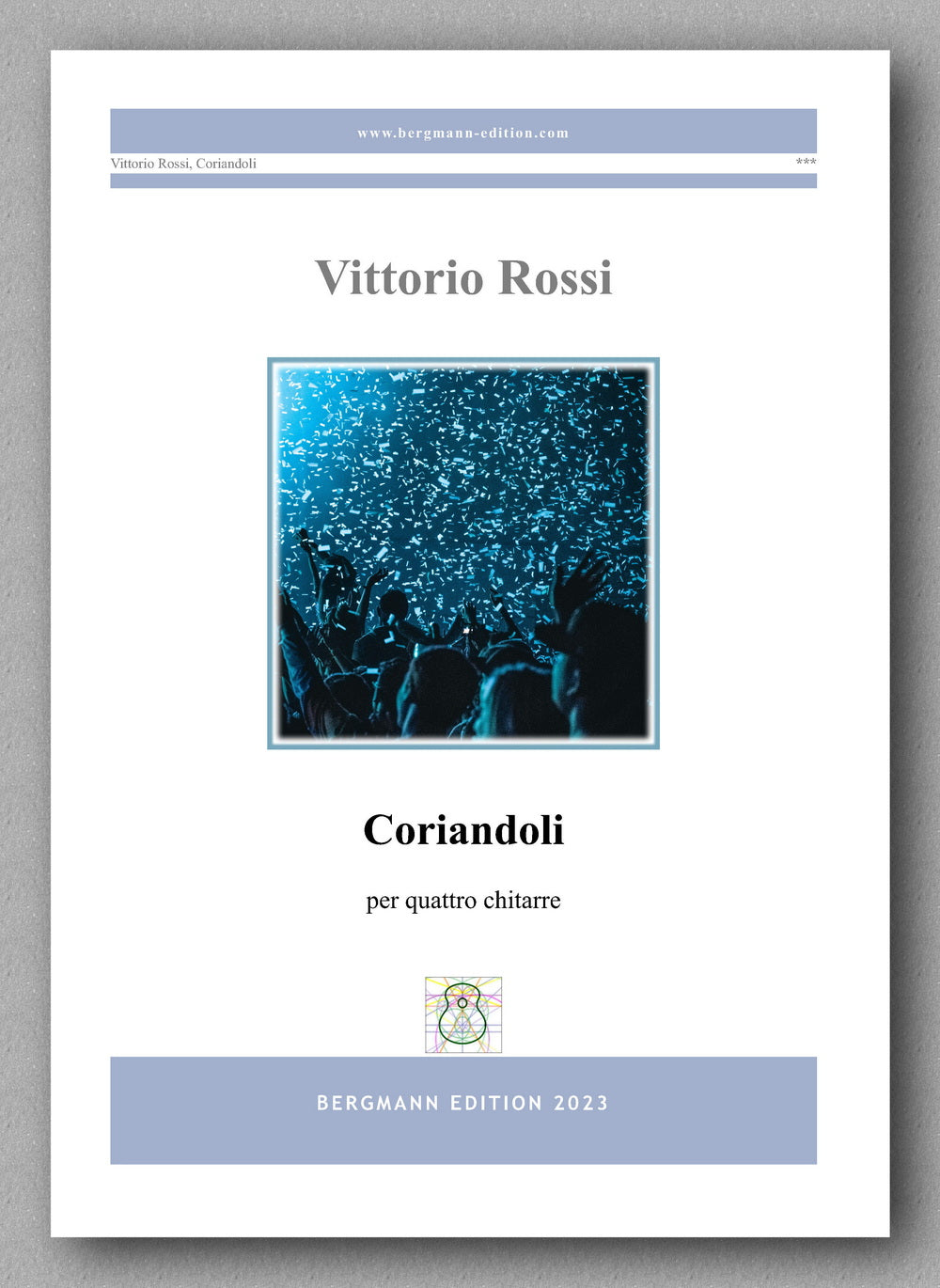 Vittori Rossi, Coriandoli - preview of the cover