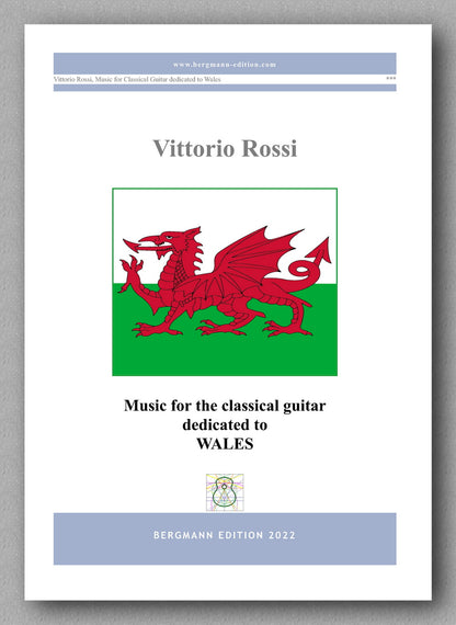 Rossi, Music for the classical guitar dedicated to WALES - cover