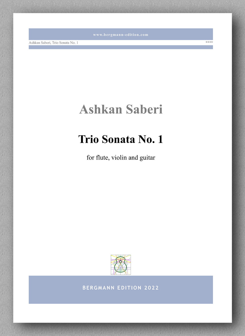 Saberi, Trio Sonata No. 1 - cover