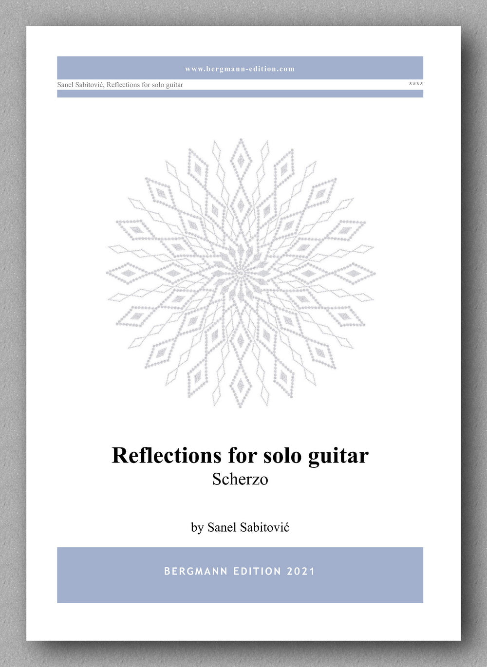 Sanel Sabitovic, Reflections for solo guitar - cover