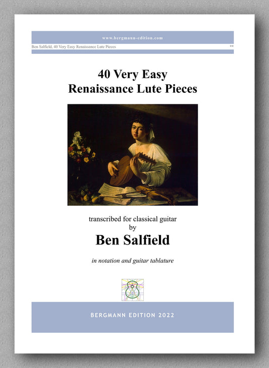 Salfield, 40 Very Easy Renaissance Lute Pieces - cover