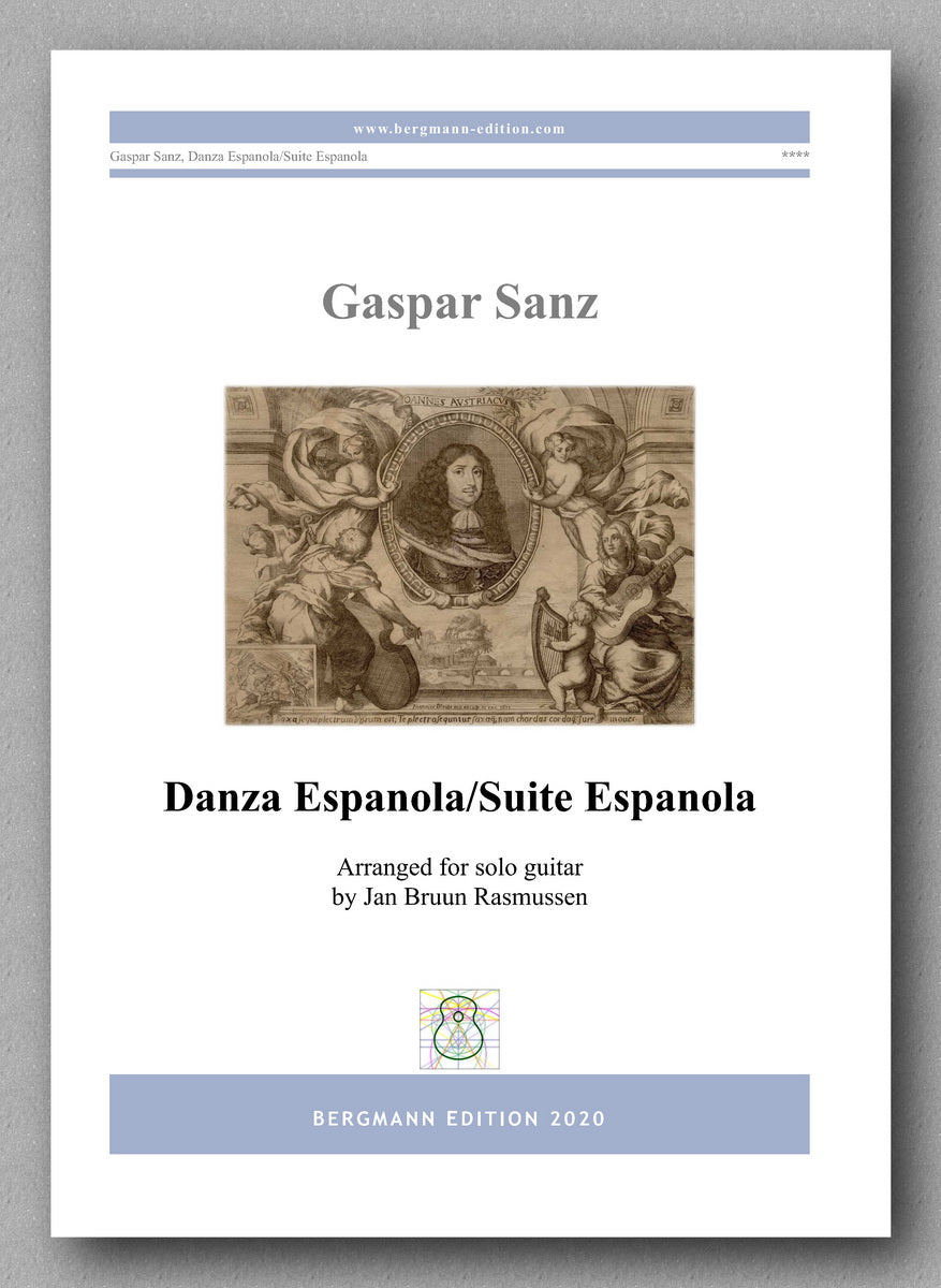 Danza Espanola/Suite Espanola by Gaspar Sanz - preview of the cover