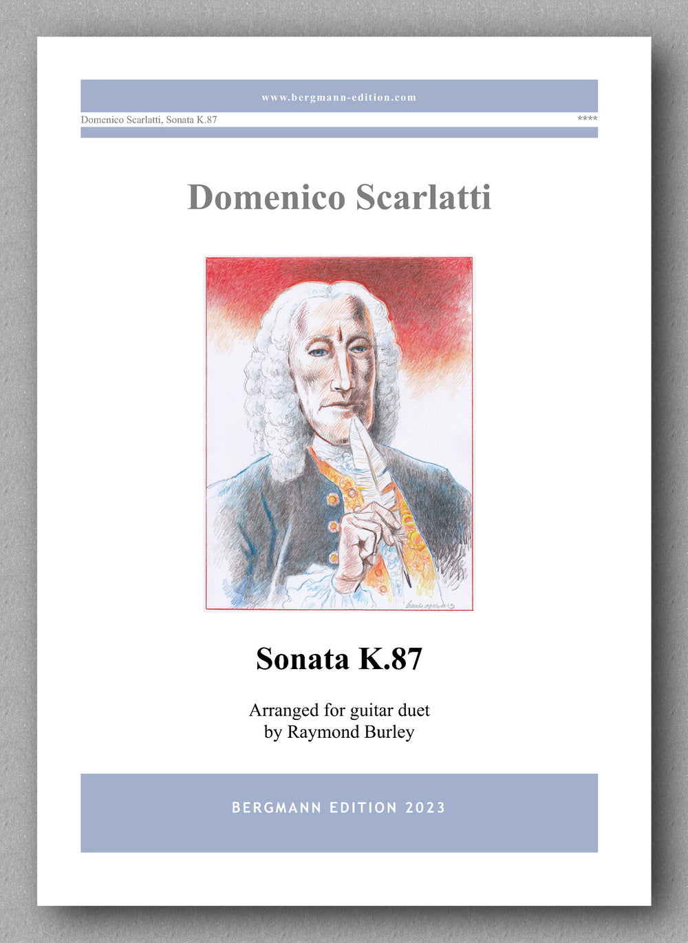 Domenico Scarlatti, Sonata K.87 - preview of the cover