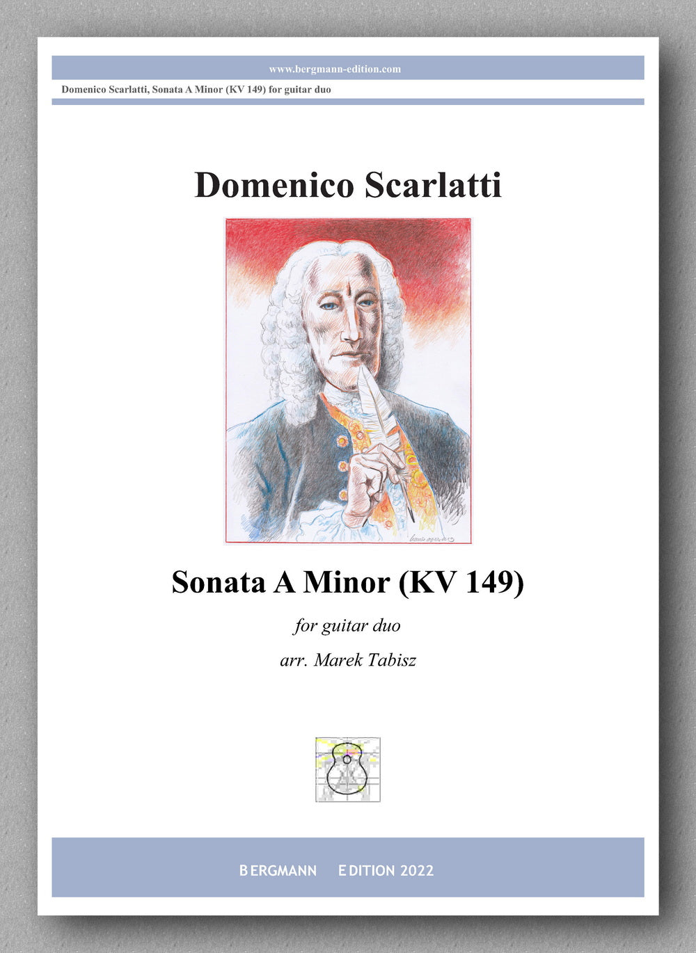 Scarlatti-Tabisz, Sonata A minor (KV 149), duet, Cover
