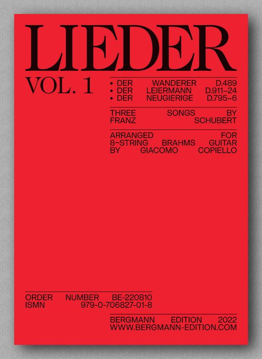 Lieder vol. 1, by Franz Schubert  - preview of the cover
