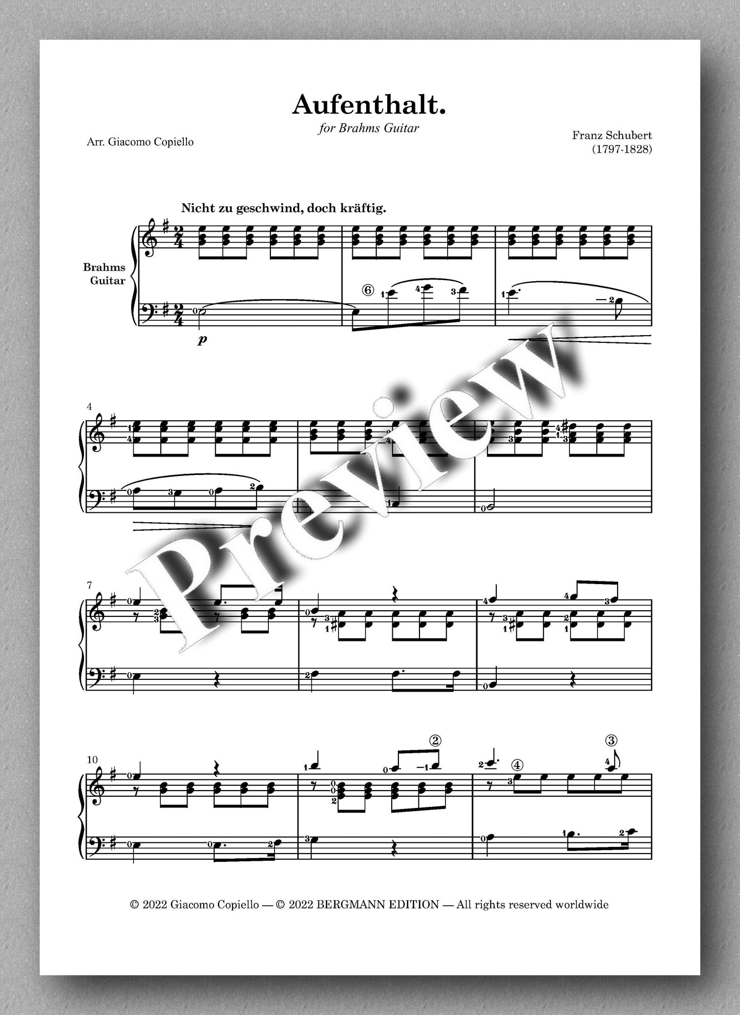 Lieder vol. 2, by Franz Schubert  - preview of the music score 3