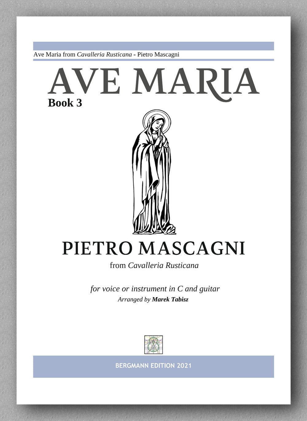 Mascagni-Tabisz, Ave Maria, Book 3 - cover