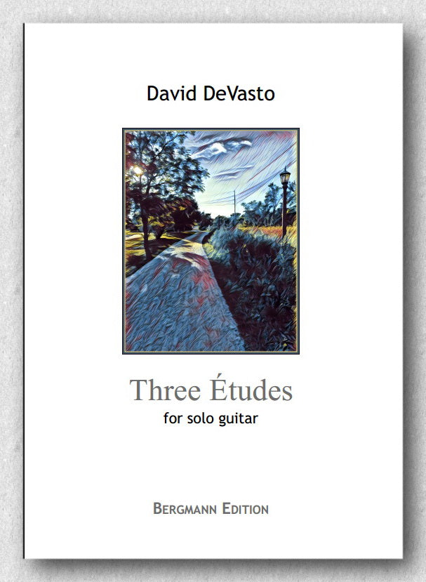 David DeVasto - Three Etudes - preview of the cover