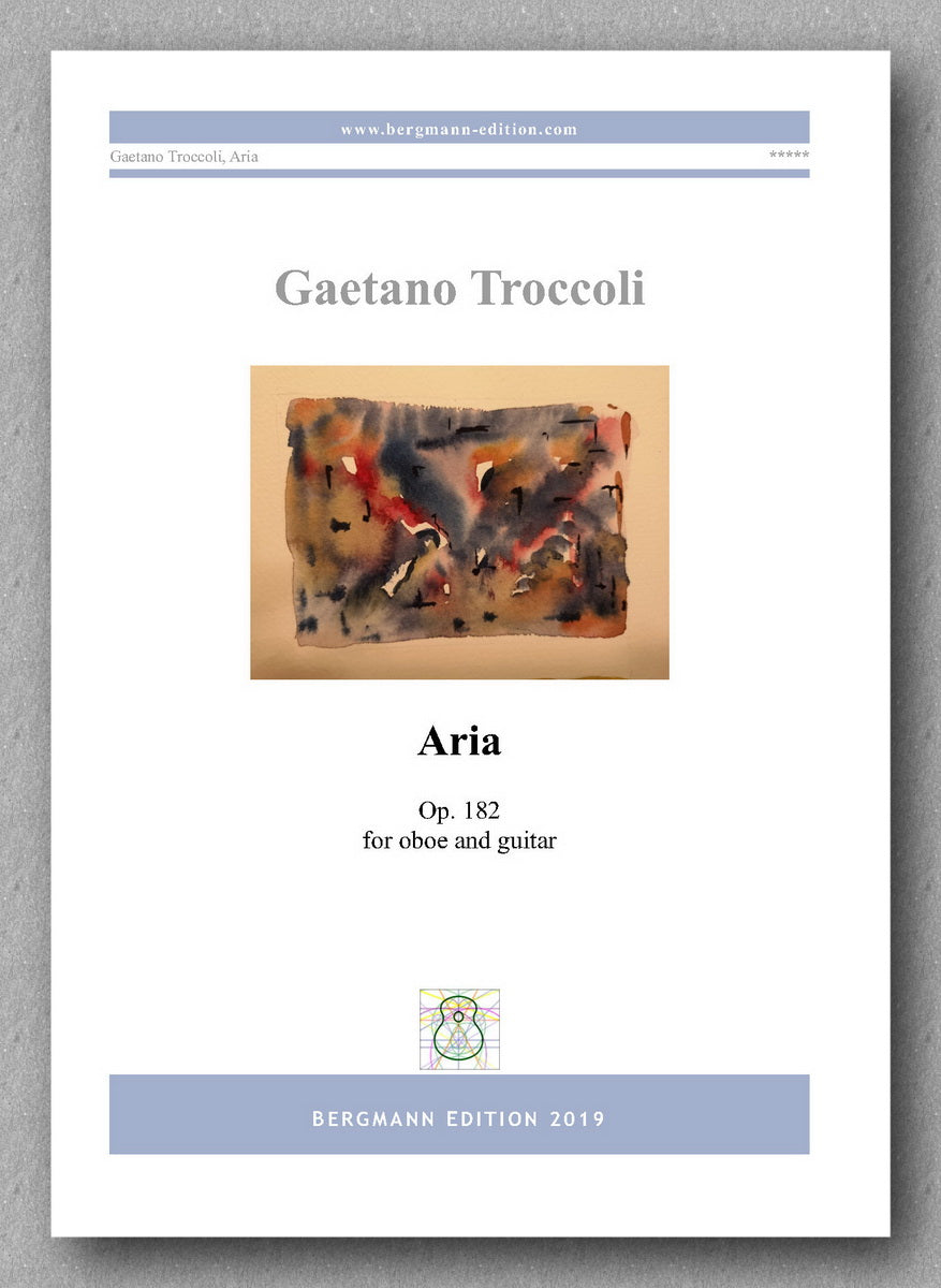 Aria for oboe and guitar by Gaetano Troccoli - preview of the cover
