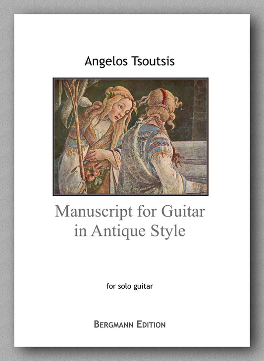 Tsoutsis, Manuscript for guitar in Antique Style