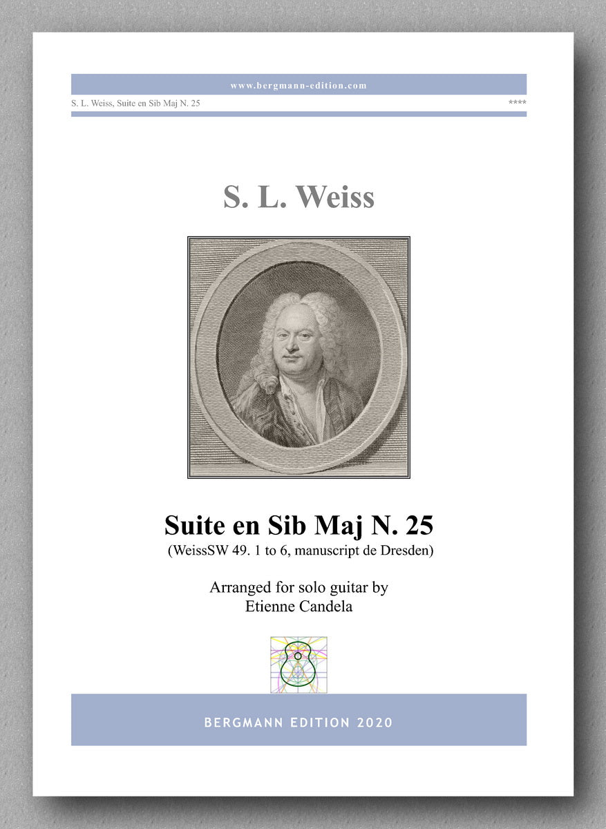 Sylvius Leopold Weiss (1687-1750), Suite en Sib Maj N. 25 - preview of the cover