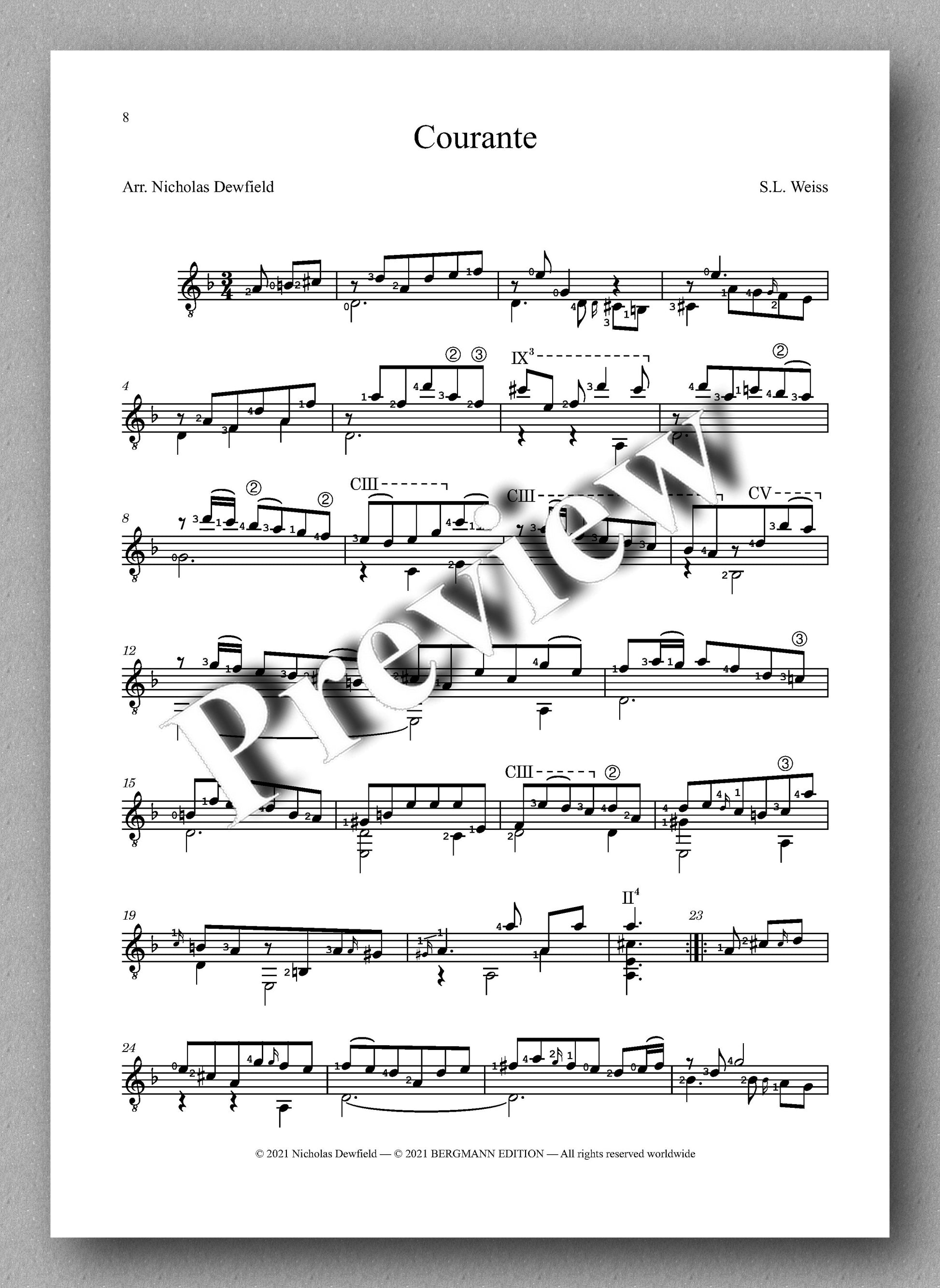 Weiss-Dewfield, Sonata No. 7 - music score 2