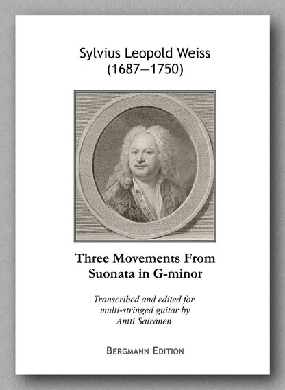 Weiss-Sairanen, Three Movements From Suonata in G-minor - preview of the cover