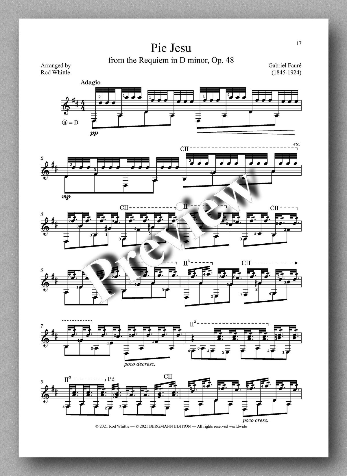 Whittle, Tremolo Pieces - music score 4