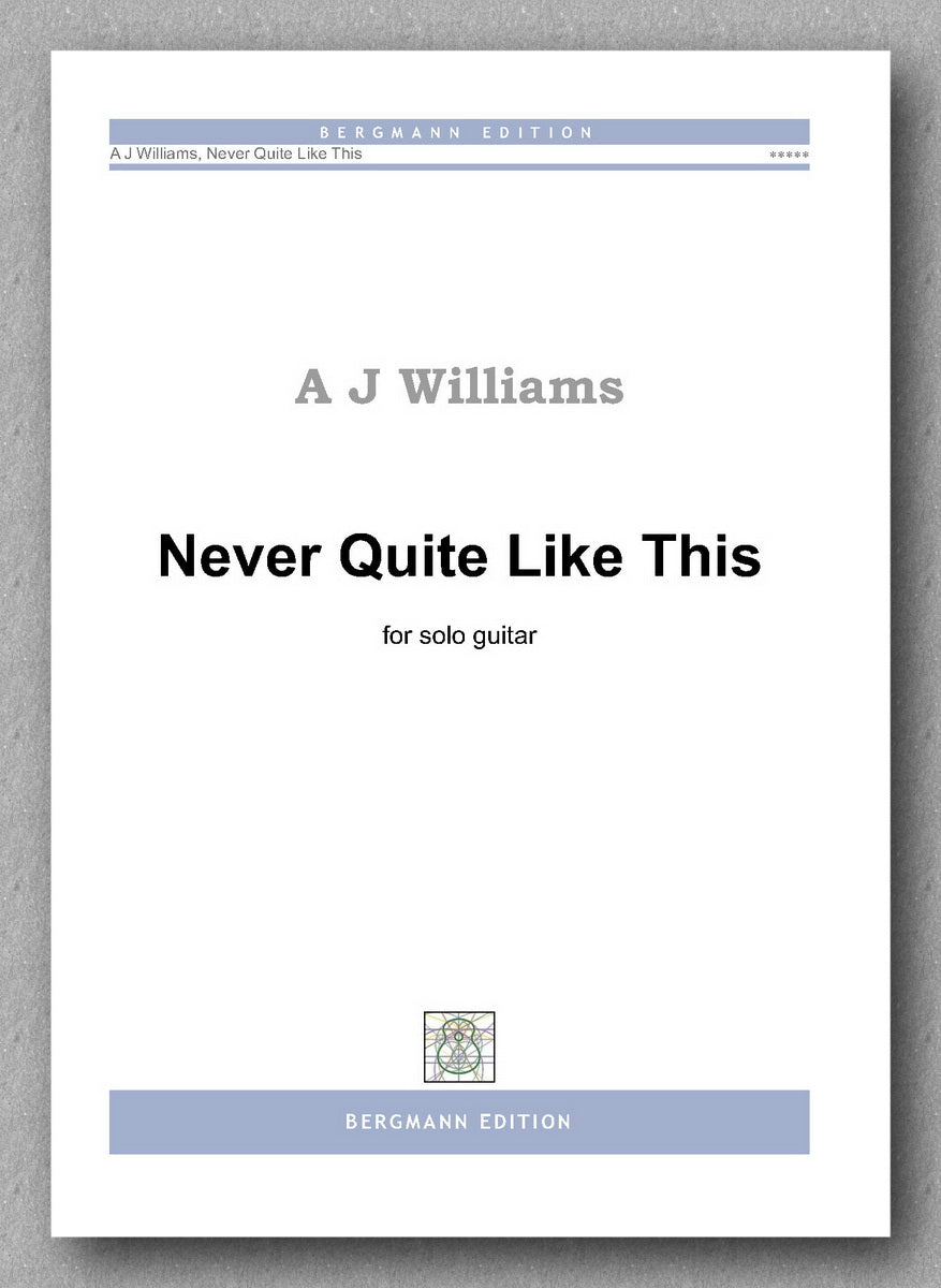 Andrew Williams, Never Quite Like This - preview of the cover