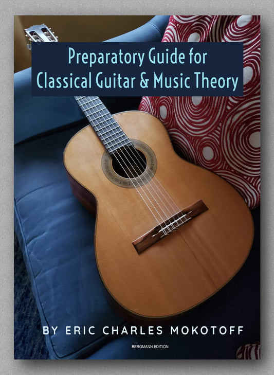 Preparatory Guide for Classical Guitar & Music Theory - preview of the cover