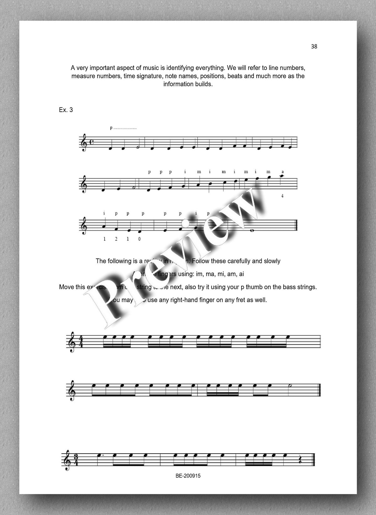 Preparatory Guide for Classical Guitar & Music Theory - preview of the text 3