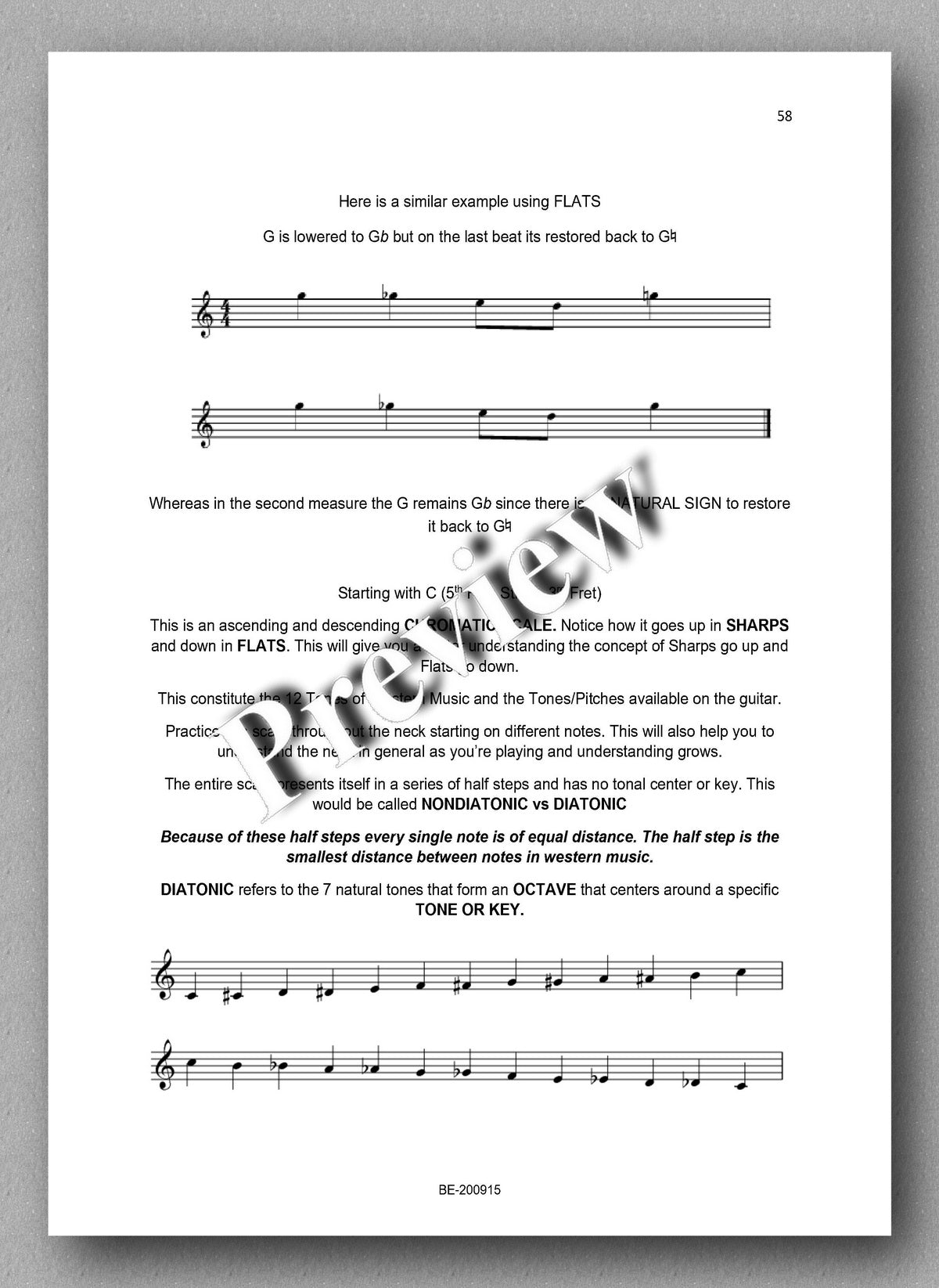 Preparatory Guide for Classical Guitar & Music Theory - preview of the text 4