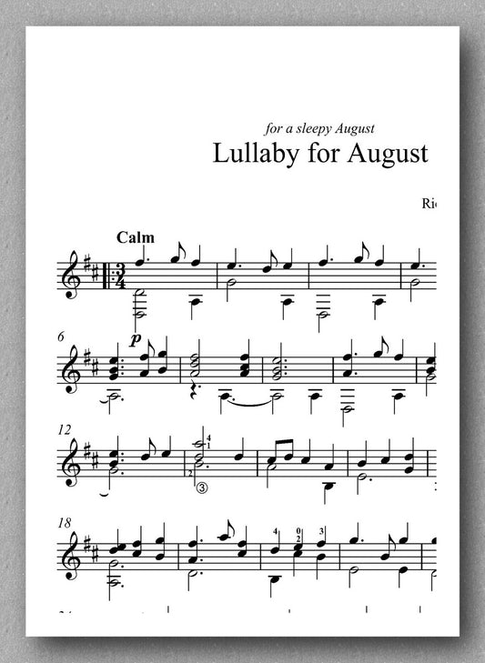 Vaughan - Lullaby for August