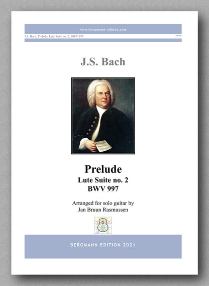 J.S. Bach, Prelude, Lute Suite no. 2, BWV 997 - cover