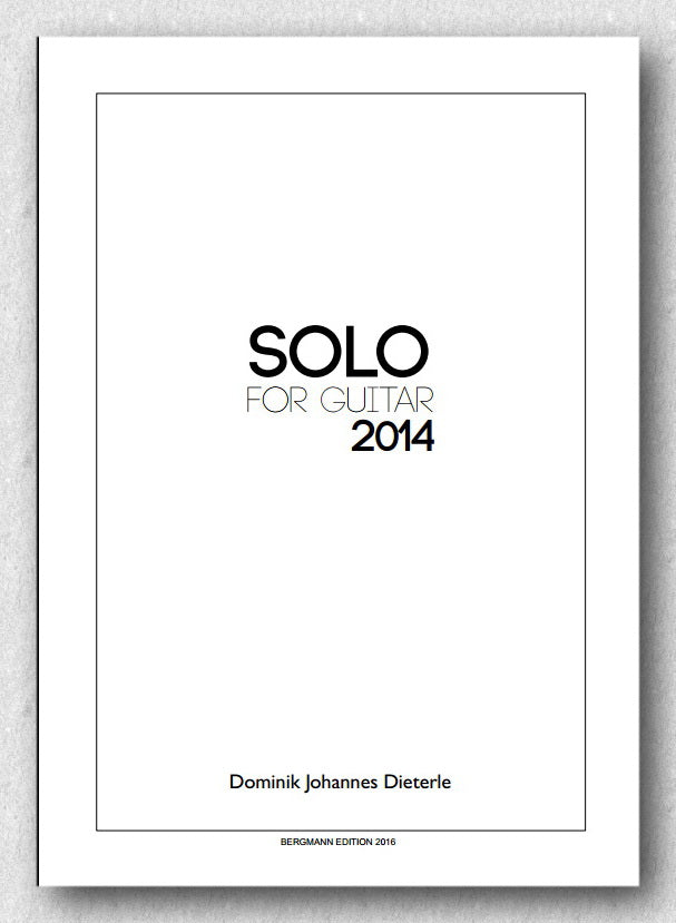 Dominik Johannes Dieterle - Solo for Guitar, cover